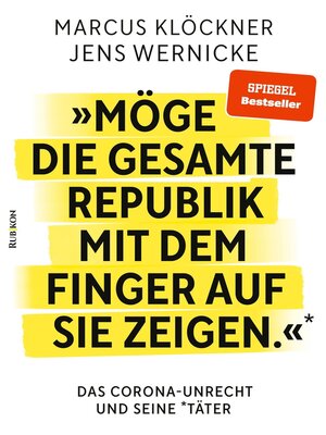 cover image of »Möge die gesamte Republik mit dem Finger auf sie zeigen.«